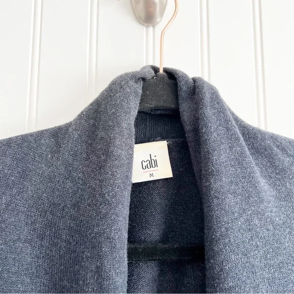 Cabi Womens Medium Victoria Sweater Gray Cardigan - Picture 3 of 6